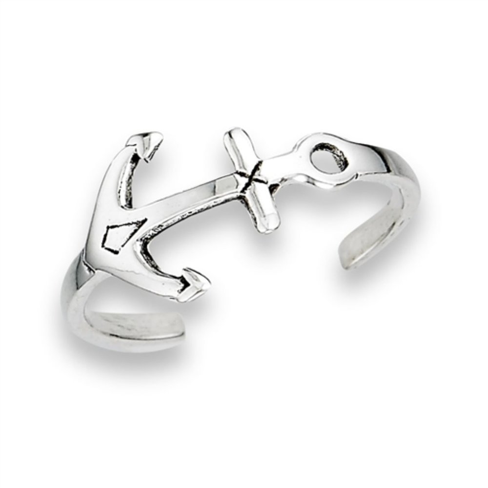 NWT- Sterling Silver (925) Anchor Toe Ring